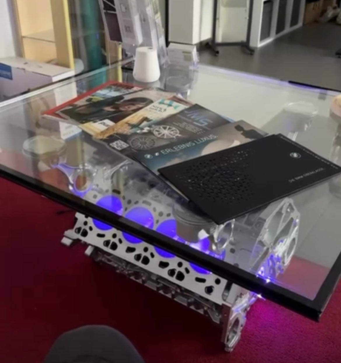 Motortisch VW Porsche 3.0TDI V6 Büro Werkstatt