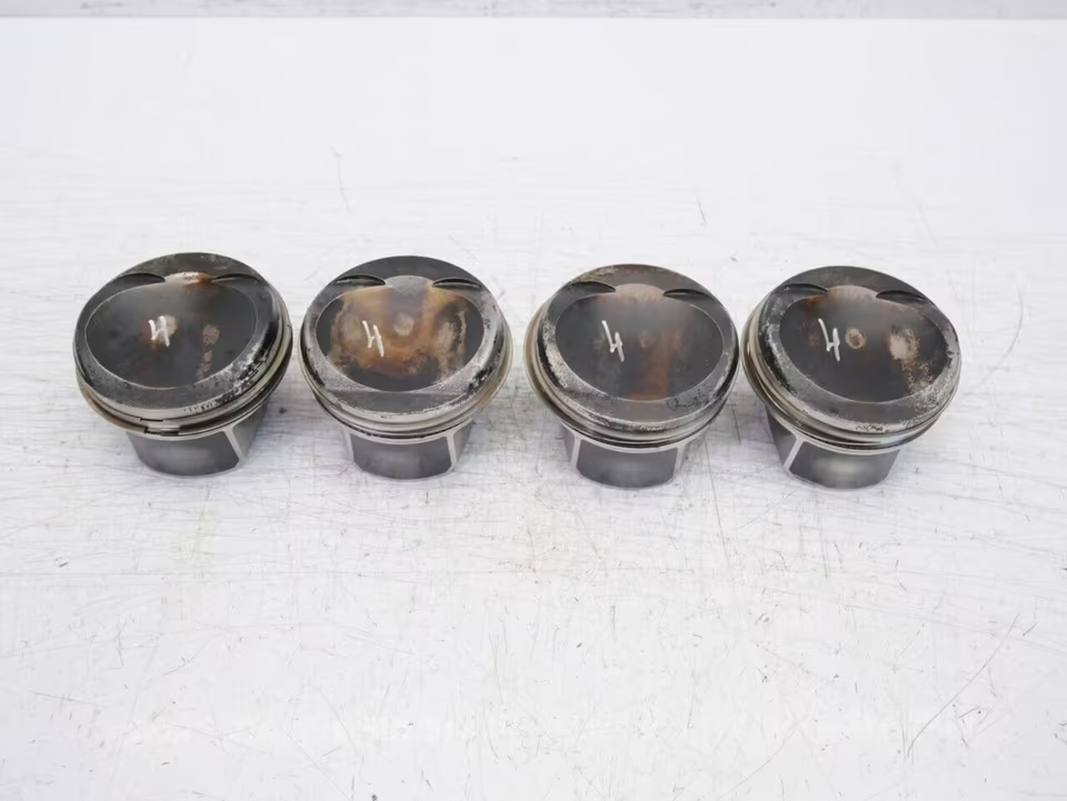 4X ORIG. VW AUDI SEAT SKODA 1,8TFSI KOLBEN 23mm CDH CDA BZB CAB